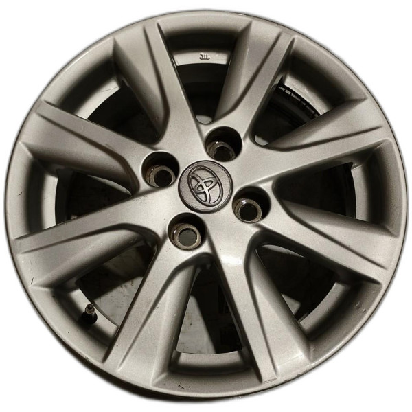 RODA LIGA LEVE ARO 15 4 FUROS CINZA NETUNO TOYOTA ETIOS