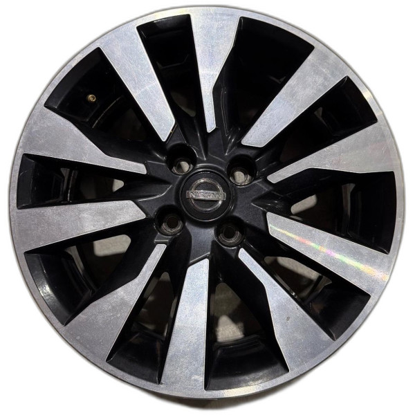 RODA LIGA LEVE ARO 17 4 FUROS DIAMANTADA NISSAN KICKS