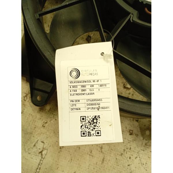 ELETROVENTILADOR VOLKSWAGEN GOL 1.0 MI T.FLEX 8V 2008/2009