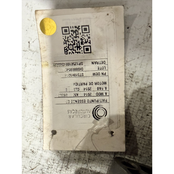 MOTOR DE PARTIDA FIAT PUNTO ESSENCE SP 1.6 FLEX 16V 2014/14