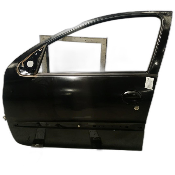 PORTA DIANTEIRA ESQUERDA PRETA PEUGEOT 207 SW 2008/09
