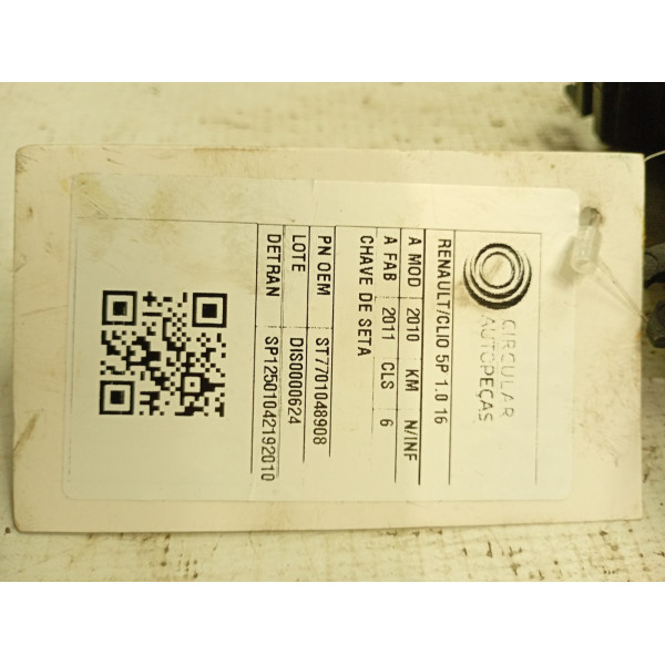 CHAVE DE SETA RENAULT CLIO HI-FLEX 1.0 16V 5P 2010/2011