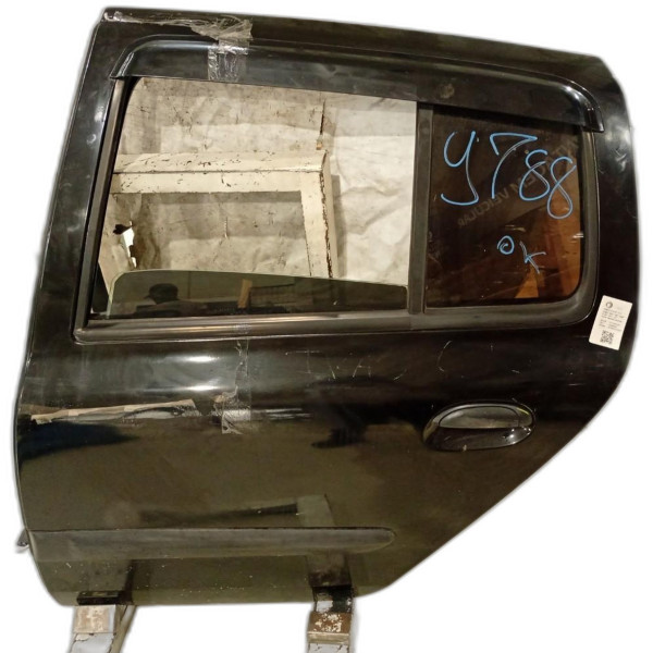 PORTA TRASEIRA ESQUERDA PRETA RENAULT CLIO 2010/2011