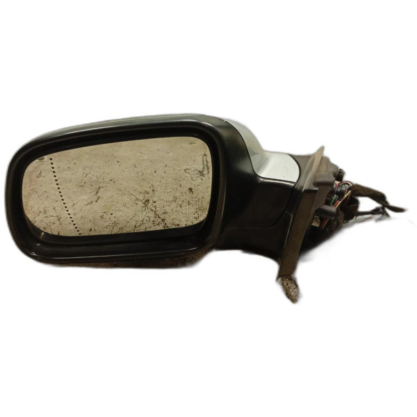 Retrovisor Esquerdo Prata Peugeot 307 2002 a 2012