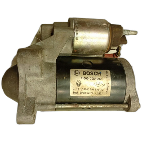 Motor Partida Arranque Sandero Logan Clio Kangoo 1.6 16v