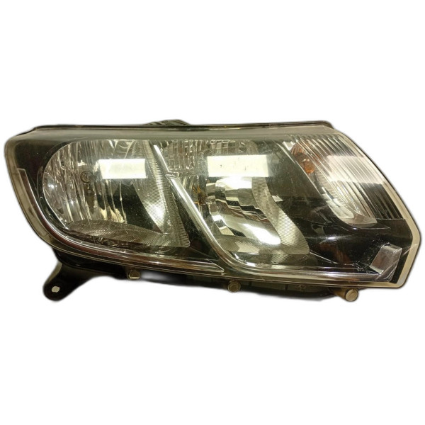 Farol Direito Sandero 15/20 Logan 2014 a 2020 Friso Cromado
