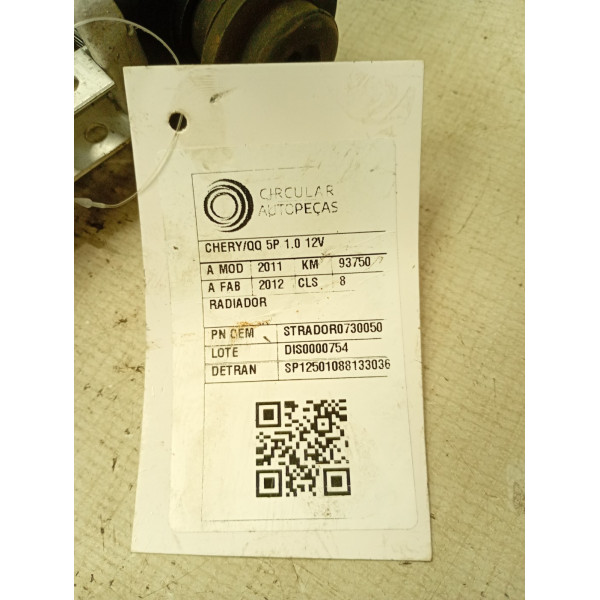 RADIADOR CHERY QQ 1.1 2011/2012