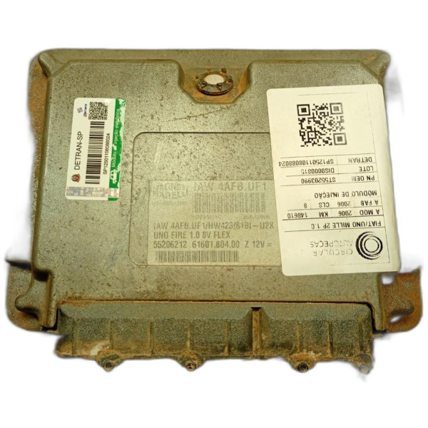 MÓDULO DE INJEÇÃO FIAT UNO MILLE 1.0 F.FLEX 2006/2006