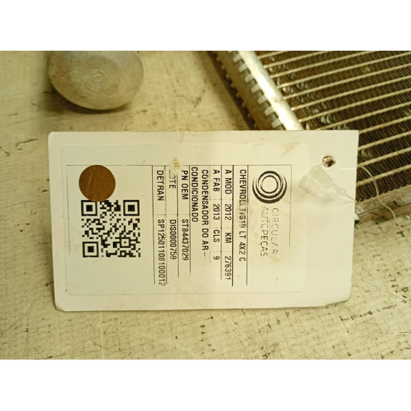 CONDENSADOR DO AR-CONDICIONADO CHEVROLET S10 LT 2.4 2012/13