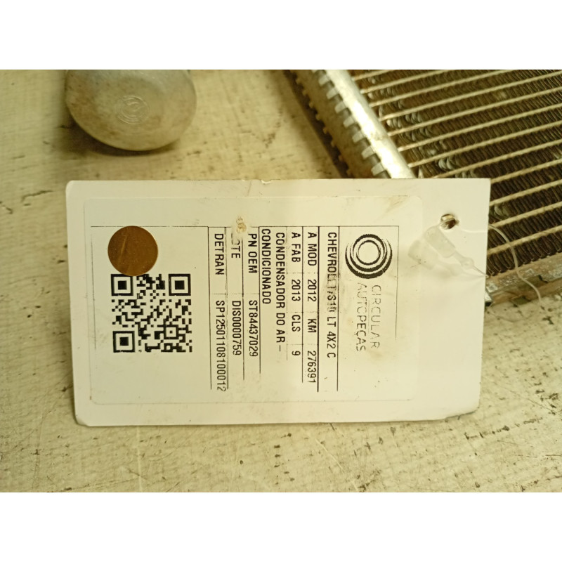 CONDENSADOR DO AR-CONDICIONADO CHEVROLET S10 LT 2.4 2012/13