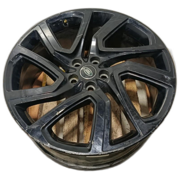 RODA LIGA LEVE ARO 19 5 FUROS PRETO BRILHANTE RANGE ROVER