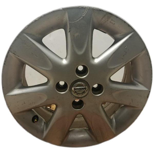 RODA LIGA LEVE ARO 15 4 FUROS CINZA NETUNO NISSAN MARCH