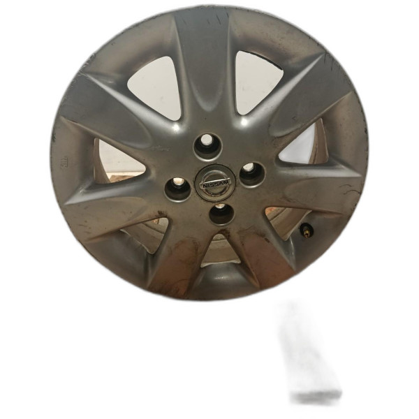 RODA LIGA LEVE ARO 15 PRATA 7 FUROS NISSAN MARCH