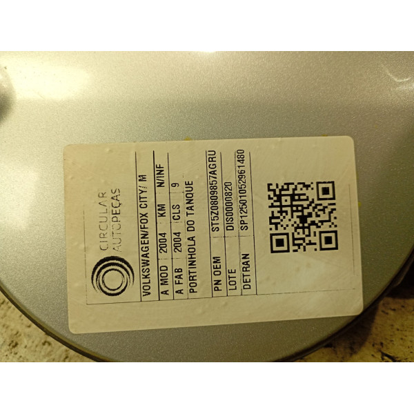 PORTINHOLA DO TANQUE PEUGEOT 2008 ALLURE 1.6 FLEX AUT. 2022