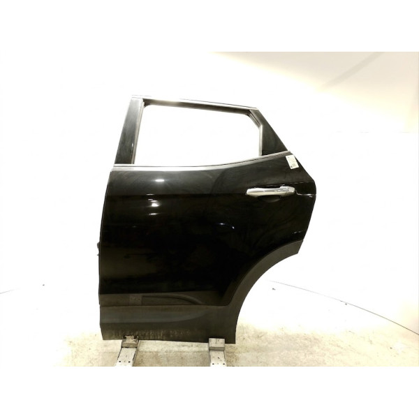 PORTA TRASEIRA ESQUERDA PRETA HYUNDAI SANTA FE 2017/18