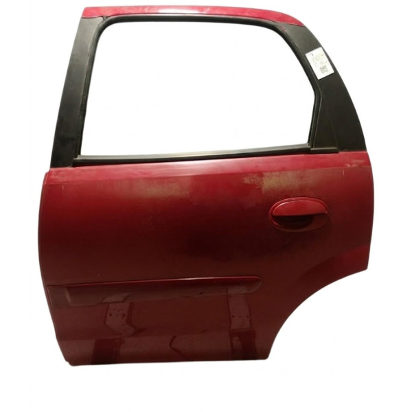 PORTA TRASEIRA ESQUERDA VERMELHA CHEVROLET CORSA HATCH 2006
