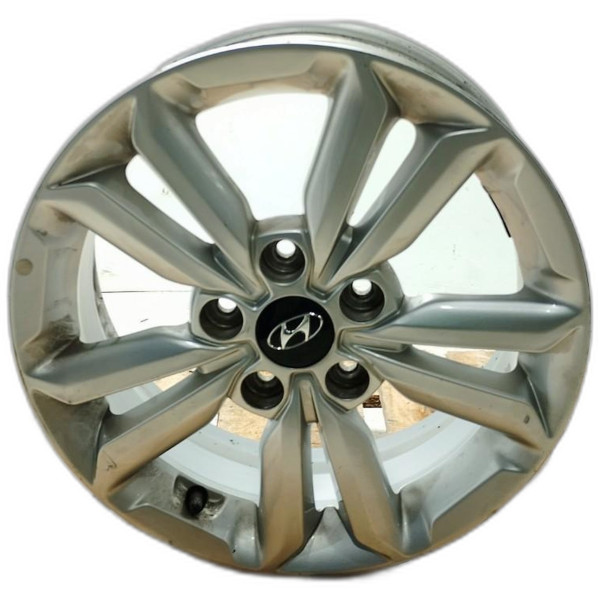 RODA LIGA LEVE ARO 16 5 FUROS PRATA HYUNDAI CRETA