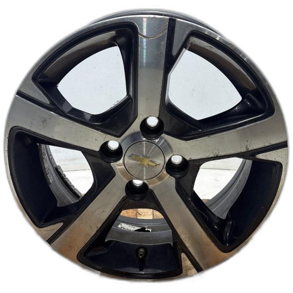 RODA LIGA LEVE ARO 15 PRATA/PRETO 5 FUROS CHEVROLET ONIX 