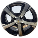 RODA LIGA LEVE ARO 15 PRATA/PRETO 5 FUROS CHEVROLET ONIX 