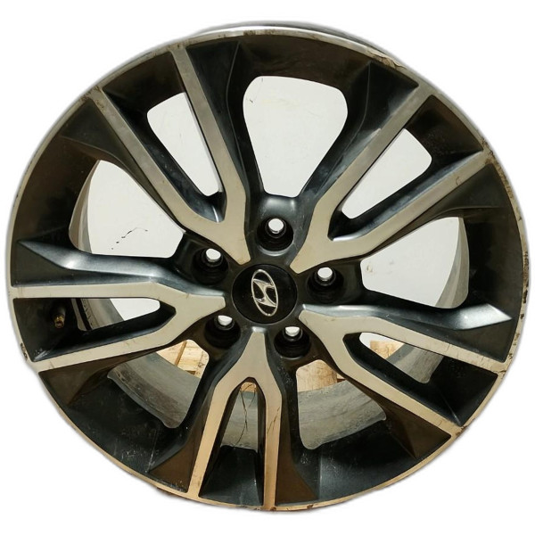 RODA LIGA LEVE ARO 17 5 FUROS DIAMANTADA HYUNDAI CRETA