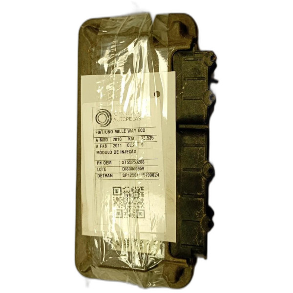MÓDULO DE INJEÇÃO FIAT UNO MILLE WAY ECO. 1.0 F.FLEX 2010/11