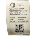 PORTA DIANTEIRA ESQUERDA CINZA NISSAN LIVINA SL 2009/2010
