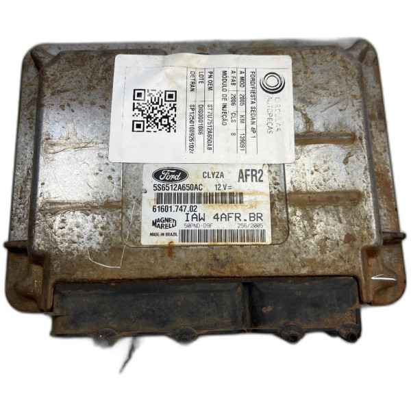 MÓDULO DE INJEÇÃO FORD FIESTA SED. 1.6 8V FLEX 4P 2005/2006