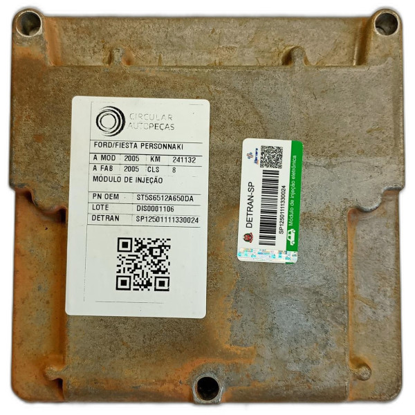 MÓDULO DE INJEÇÃO FORD FIESTA PERSONNALITÉ 1.0 2005/2005