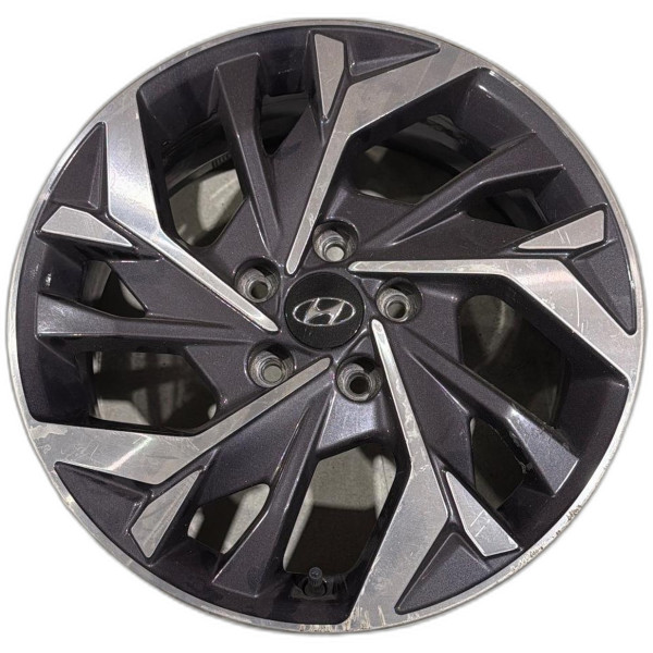 RODA LIGA LEVE ARO 17 5 FUROS DIAMANTADA HYUNDAI CRETA