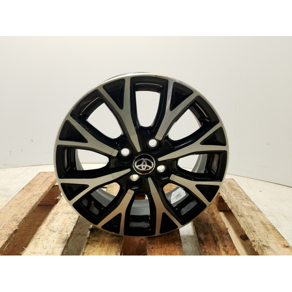 RODA LIGA LEVE ARO 15 4 FUROS DIAMANTADA TOYOTA ETIOS