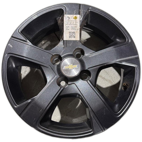 RODA LIGA LEVE ARO 17 4 FUROS CINZA NETUNO CHEVROLET ONIX