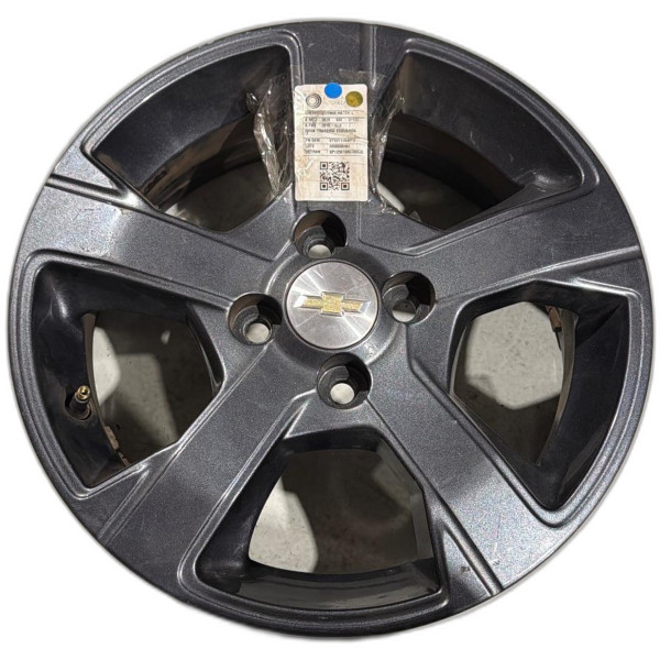RODA LIGA LEVE ARO 15 4 FUROS CINZA NETUNO CHEVROLET ONIX