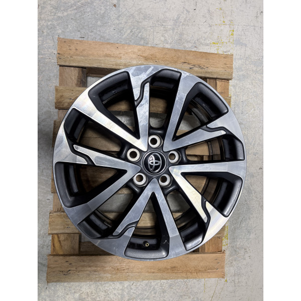 RODA LIGA LEVE ARO 18 5 FUROS DIAMANTADA TOYOTA COROLLA