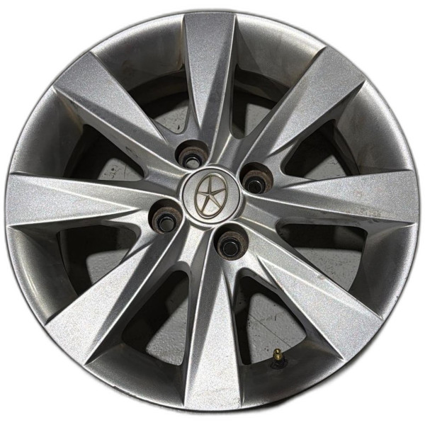RODA LIGA LEVE ARO 15 4 FUROS CINZA NETUNO JAC J3