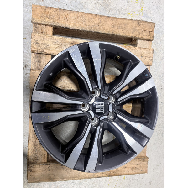 RODA LIGA LEVE ARO 17 5 FUROS DIAMANTADA FIAT TORO