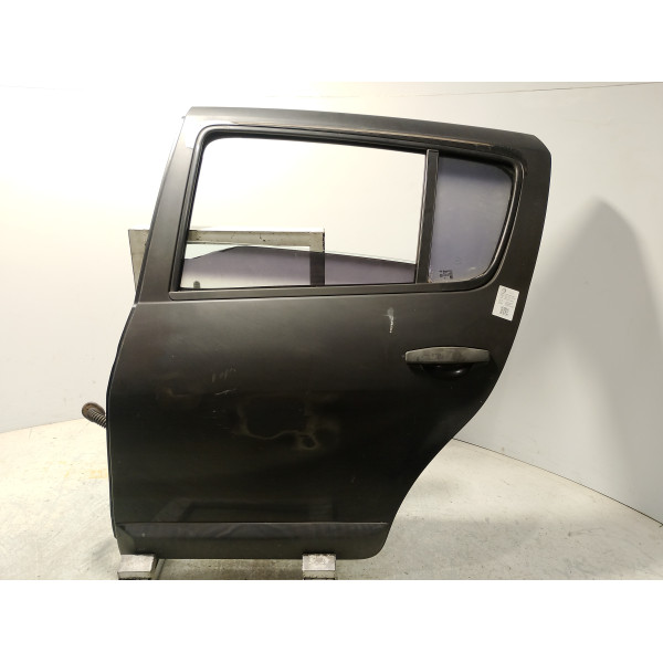 PORTA TRASEIRA ESQUERDA PRETA RENAULT SANDERO EXPRESS. 2009