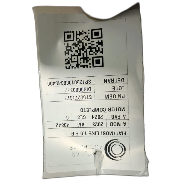 MOTOR COMPLETO FIAT MOBI LIKE 1.0 2023/2024