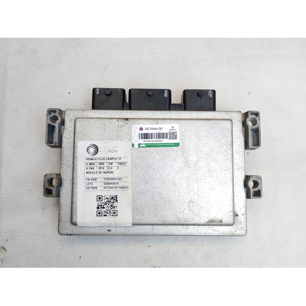 MÓDULO DE INJEÇÃO RENAULT CLIO CAMPUS HI-FLEX 1.0 2009/2010